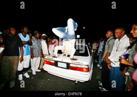 Passa Passa street party in Kingston Jamaica. Stock Photo