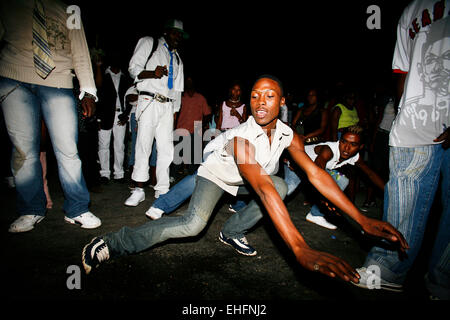 Passa Passa street party in Kingston Jamaica. Stock Photo