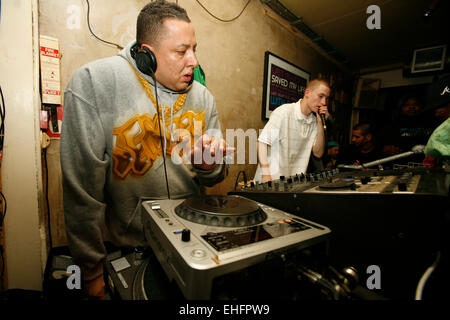 Semtex DJing at Yo Yo at Notting Hill Arts Club. Stock Photo