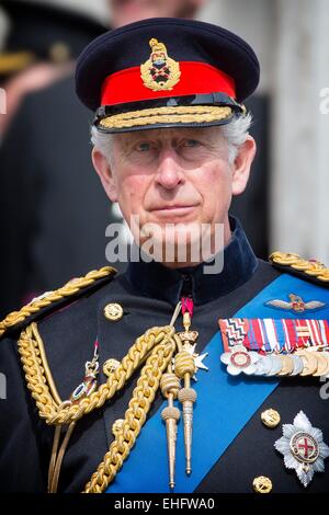 London, UK. 13th Mar, 2015. The Prince of Wales, Charles, attends the commemoration service to mark the end of combat operations in Afghanistan and the parade at St. Paul's Cathedral in London, United Kingdom, 13 March 2015. Credit:  dpa picture alliance/Alamy Live News Stock Photo