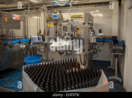 Bottling Section at the Camden Town Brewery London Stock Photo