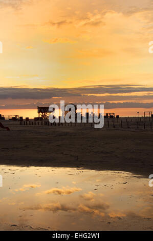 North Sea in Germany Stock Photo