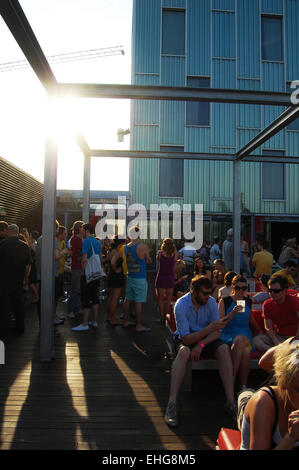 RA Party at Hotel Me during Sonar 2009 in Barcelona. Stock Photo
