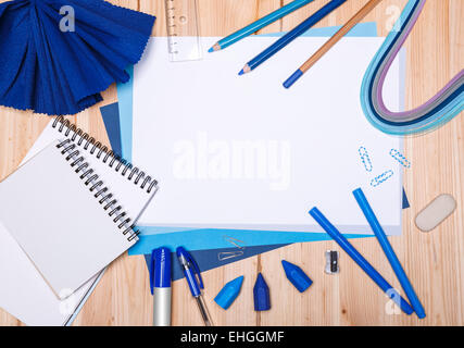 drawing materials Stock Photo