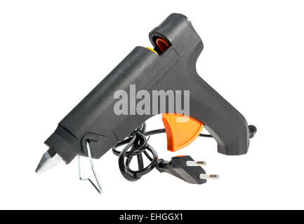 Electric hot glue gun Stock Photo