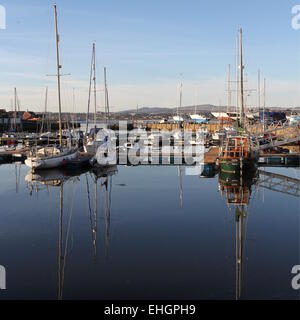 Tayport Scotland  February 2015 Stock Photo