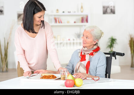 Care worker Stock Photo