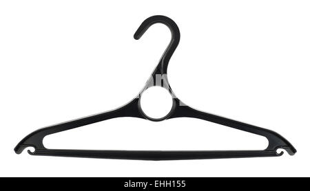 Clothes coat hanger isolated Stock Photo