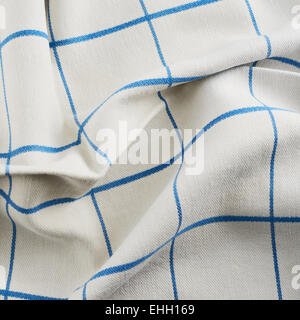 Creased tablecloth cloth Stock Photo