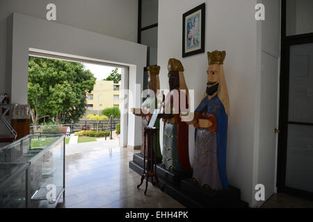 The Three Kings Museum (Casa Museo de los Santos Reyes) is a small museum in Juana Díaz that contains all things Three Kings. Stock Photo