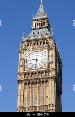 Big Ben clock tower in London Stock Photo