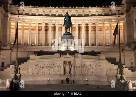 National monument of Victor Emmanuel II Stock Photo