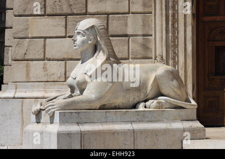 Sphinx statue Stock Photo