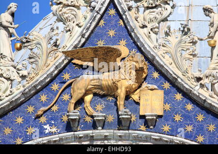 Winged Lion Stock Photo