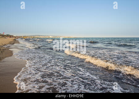 Beach in Hammamet, Tunisia Stock Photo