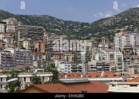 Monaco buildings Stock Photo