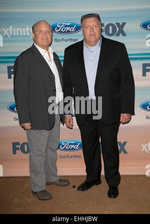 2014 FOX Fall Eco-Casino Party at The Bungalow - Arrivals Featuring: Dirk Blocker,Joel McKinnon Miller Where: Los Angeles, California, United States When: 08 Sep 2014 Stock Photo