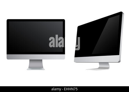 Monitors Icons Stock Photo