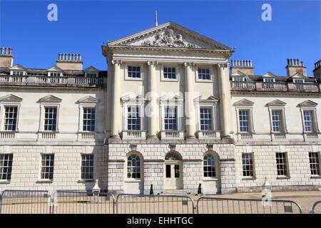 West facade, Woburn Abbey, Bedfordshire, England, Great Britain, United Kingdom, UK, Europe. Stock Photo