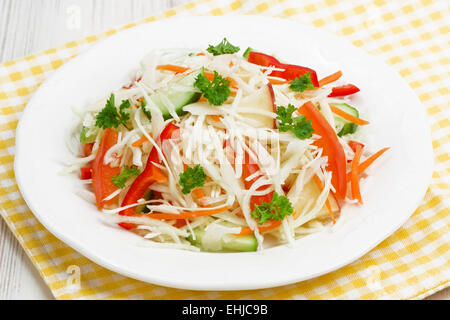 Cabbage spring salad Stock Photo