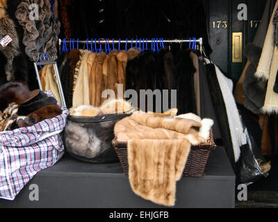 fur sales Stock Photo