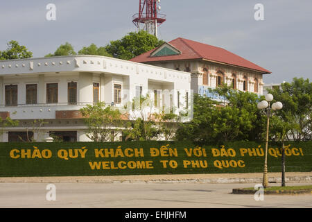 Doung,Dong,town,Phu,Quoc,island,Vietnam Stock Photo