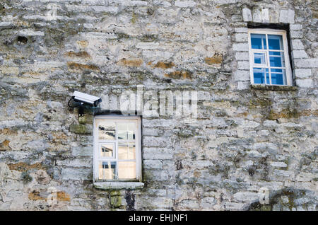 Video the chamber on a building facade Stock Photo