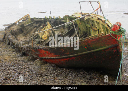 old wreck cunnamore west cork ireland Stock Photo
