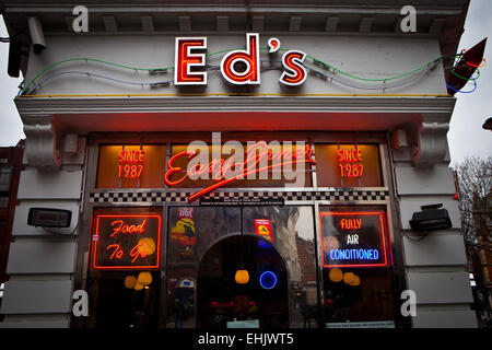 Ed's Diner, Soho, London Stock Photo
