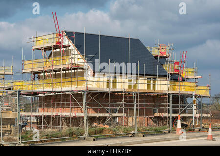 Elmsbrook Eco Town Construction in North West Bicester, Oxfordshire, England Stock Photo