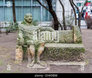 Berlin War Memorial to the Rosenstrasse protest by Aryan women about arrest of Jewish husbands - Block of Women, sculpture Stock Photo