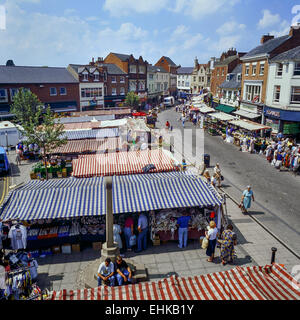 Market Place. Melton Mowbray. Leicestershire. England,  UK Stock Photo