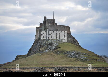 Lindisfarne Castle, Holy Island Stock Photo