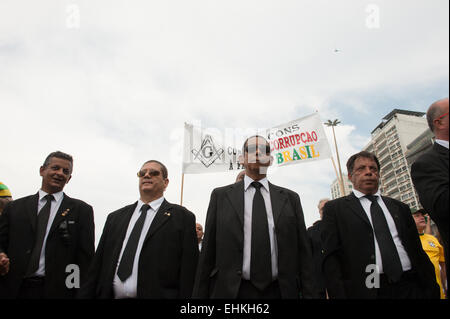 A Brazilian protesting against the government of President Jair