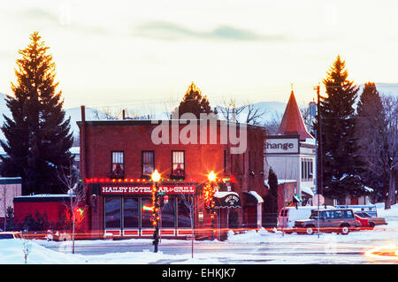 HAILEY, IDAHO - January 15:  Hailey, Idaho on January 15, 1998. Stock Photo