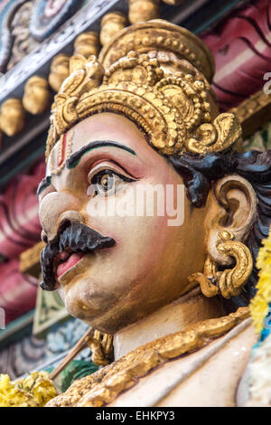 portrait of the Hindu God Garuda (half man, half eagle) Stock Photo