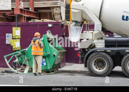 Construction site in Westminster, London England United Kingdom UK Stock Photo
