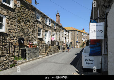 Back Road West in St Ives, Cornwall,England,UK Stock Photo