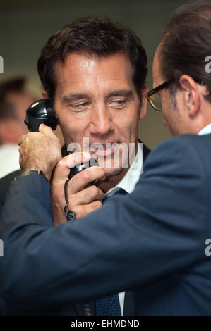 BGC Partners Charity Day held at Canary Wharf. Featuring: Clive Owen Where: London, United Kingdom When: 11 Sep 2014 Stock Photo