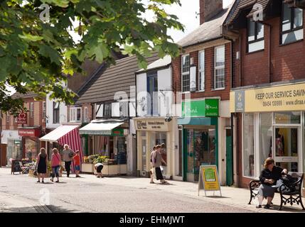 town centre shops shopping hinckley leicestershire Stock Photo