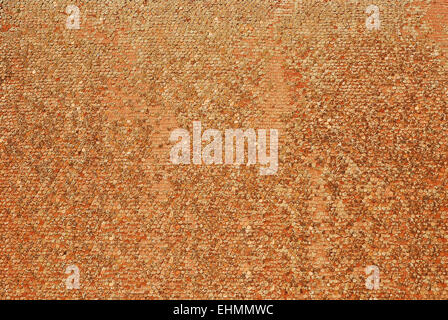 many roof tiles texture background Stock Photo