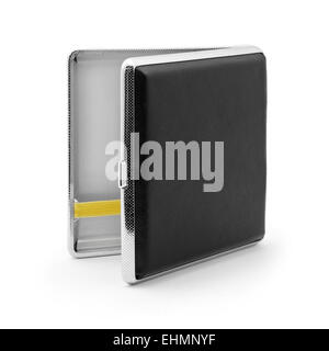 cigarette case on white background Stock Photo