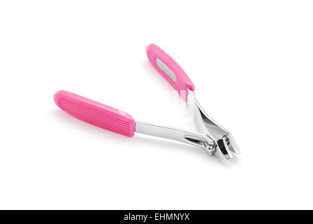 nail clipper on white background Stock Photo