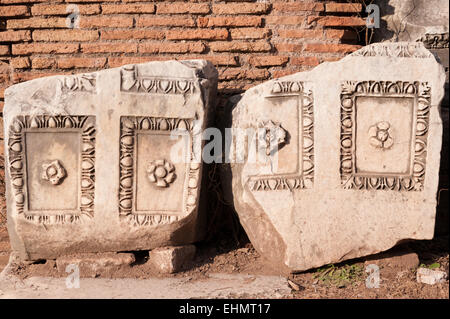 The Roman Forum, Rome, Lazio, Italy. Stock Photo