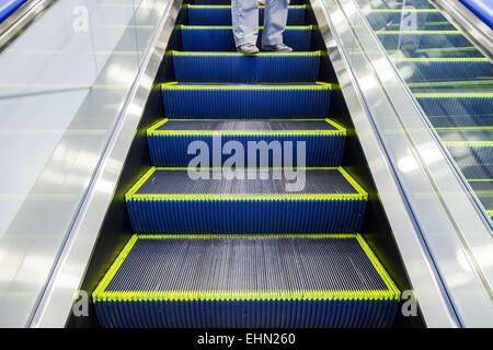 Escalator. Stock Photo