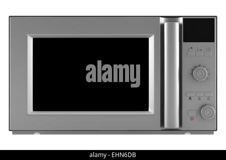 microwave oven isolated on white background Stock Photo