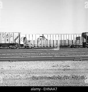 Fort Worth & Denver City, Flat Car 687 Stock Photo