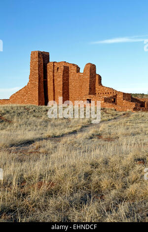 Church ruins, Salinas Pueblo Missions National Monument, New Mexico USA Stock Photo