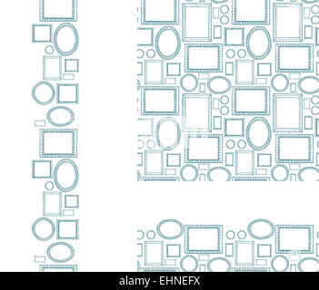Set picture frames. Design blank art, template empty, vector graphic ...