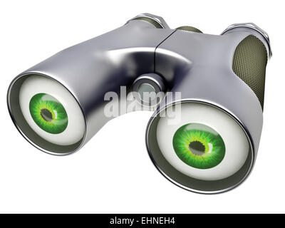 binocular device Stock Photo